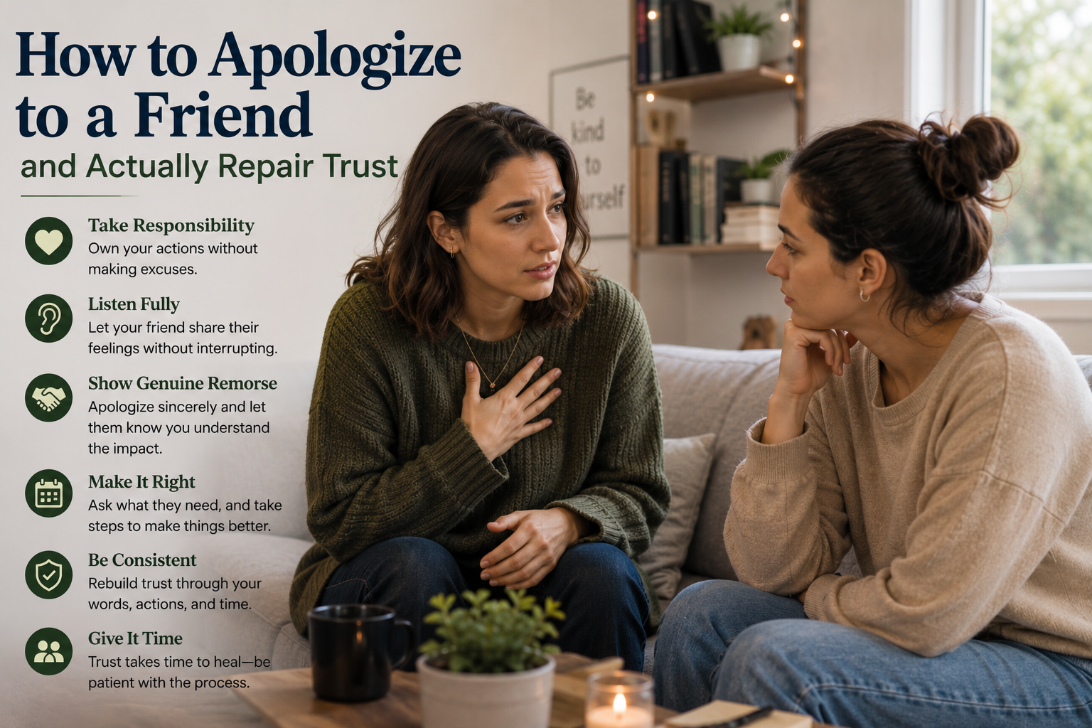 How to Apologize to a Friend and Actually Repair Trust