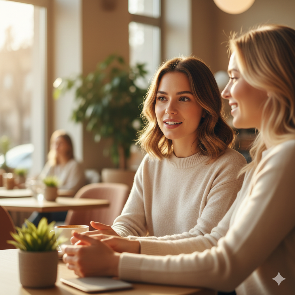 Finding Confidence Through Conversation Image